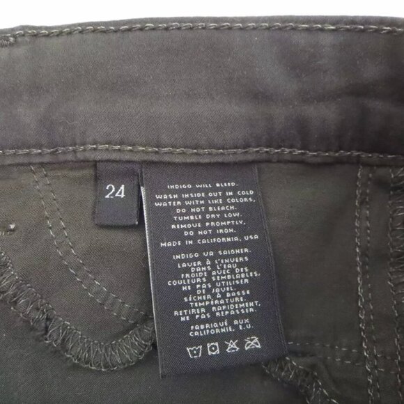 J Brand Womens Sateen Super Skinny Mid-Rise Jeggings Size 24 Presidio - Picture 6 of 10